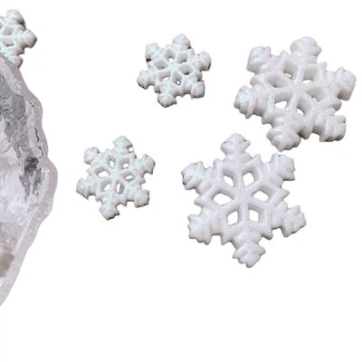 Floco de neve de resina de Natal
